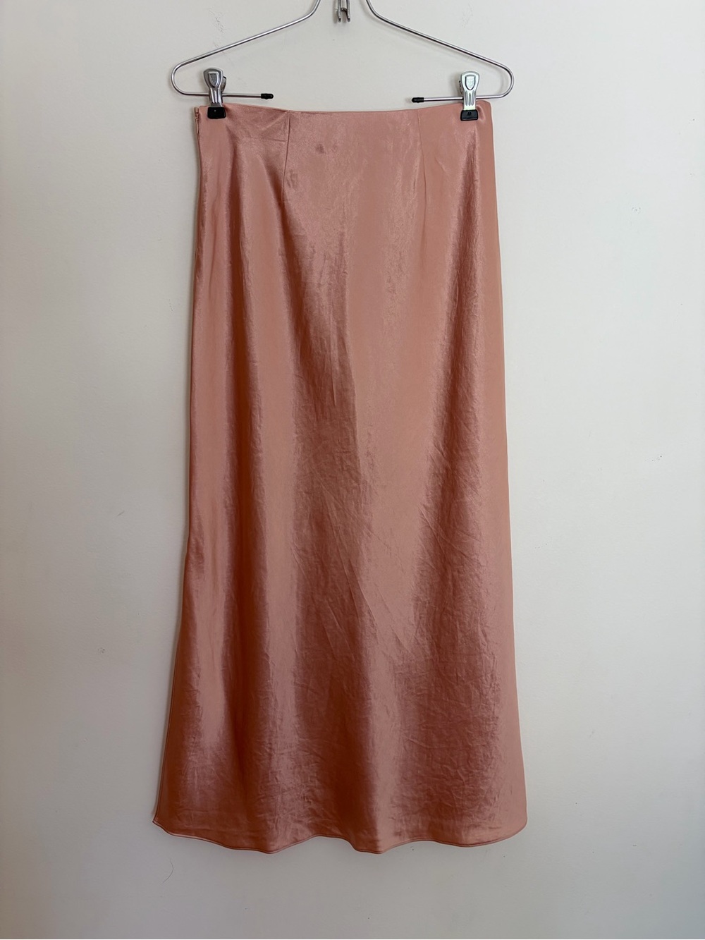 Vince Satin Side-slit Slip Skirt - Picture 2 of 5